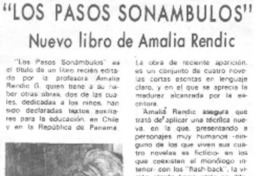 "Los Pasos sonámbulos".