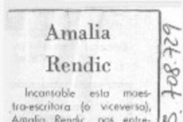 Amalia Rendic