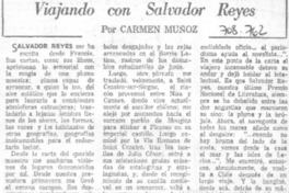 Viajando con Salvador Reyes