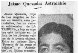 Jaime Quezada: Astrolabio.