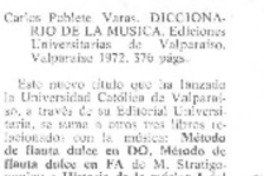 Diccionario de la música Diccionario de la música