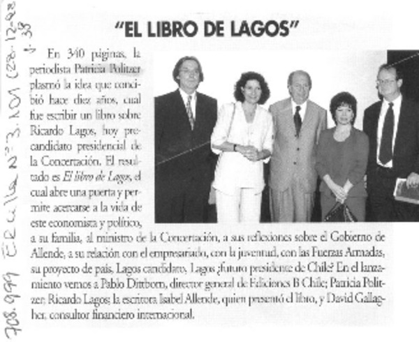 "El libro de Lagos".
