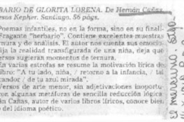 Herbario de Glorita Lorena.