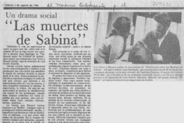 Las Muertes de Sabina.