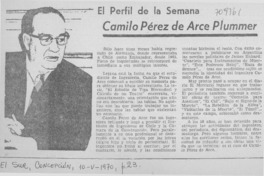 Camilo Pérez de Arce Plummer.