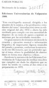 Diccionario de la música