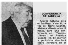 Conferencia de Sabella.