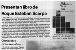 Presentan libro de Roque Esteban Scarpa.