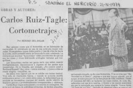 Carlos Ruiz-Tagle: cortometrajes