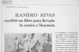 Ramiro Rivas escribió un libro para llevarle la contra a Skarmeta: [entrevista]