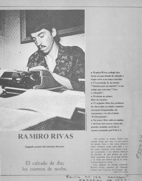 Ramiro Rivas: [entrevista]