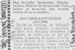 Salvador Sanfuentes.
