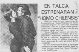 En Talca estrenarán "Homo Chilensis".