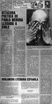 Bitácora poética de Pablo Neruda llegará a Chile
