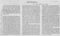 Antologías