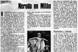 Neruda en Milán