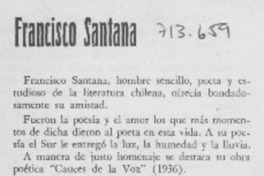 Francisco Santana.