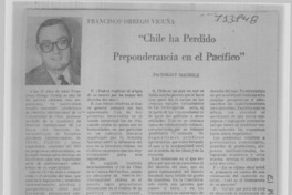 Chile ha perdido preponderancia en el pacífico": [entrevista]