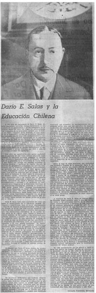 Darío E. Salas y la educación chilena