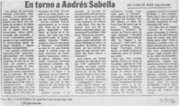 En torno a Andrés Sabella