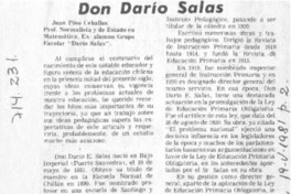 Don Darío Salas.