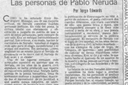 Las personas de Pablo Neruda