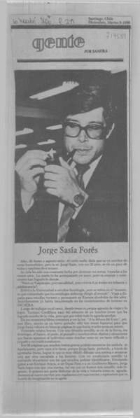 Jorge Sasía Forés
