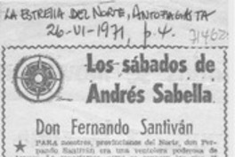 Don Fernando Santiván