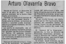 Arturo Olavarría Bravo