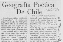 Geografía poética de Chile