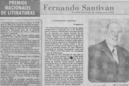 Fernando Santiván.