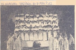 Oratorio escénico" de Valdivia a la capital.