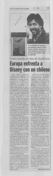 Europa enfrentan a Disney con un chileno.