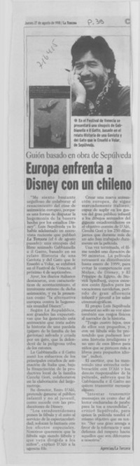 Europa enfrentan a Disney con un chileno.