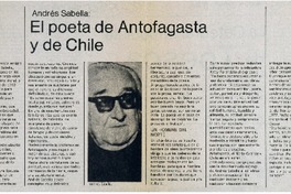 El poeta de Antofagasta y de Chile
