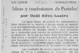 "Ideas y confesiones de Portales"