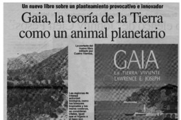 Gaia, la teoría de la tierra como un animal planetario.