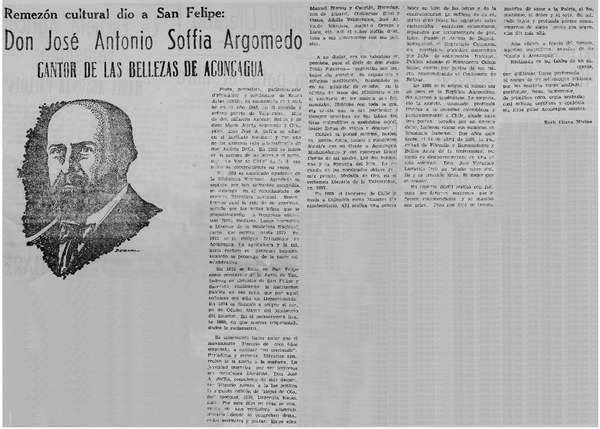 Don José Antonio Soffia Argomedo
