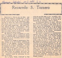 Recadero S. Tornero.