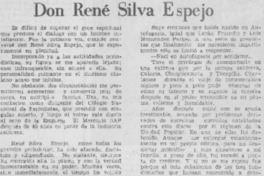 Don René Silva Espejo