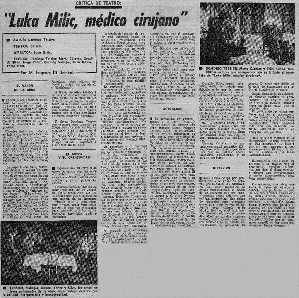 "Luka Milic, médico cirujano"