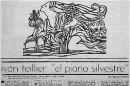 Iván Teillier: "el piano silvestre"