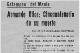 Armando Ulloa: cincuentenario de su muerte