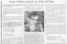 Jorge Teillier, muerte en Viña del Mar