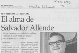 El alma de Salvador Allende