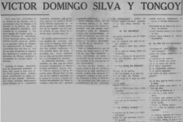 Víctor Domingo Silva y Tongoy.
