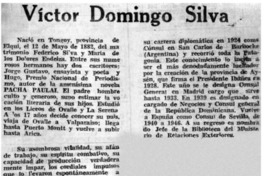Víctor Domingo Silva.