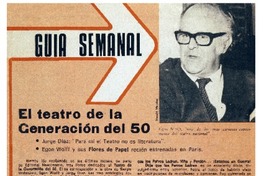 El teatro de la generación del 50