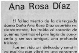Ana Rosa Díaz