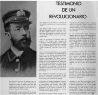 Testimonio de un revolucionario.